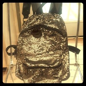 Sequined backpack